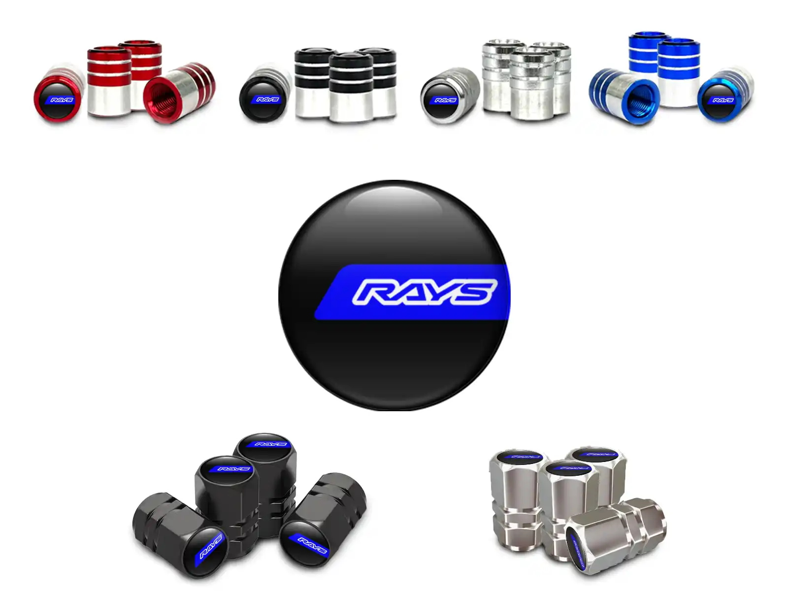 Rays Cappelli stelo Moto Costruzione Robusta